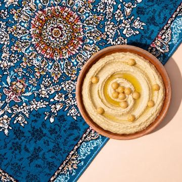 حمص بالطحينة